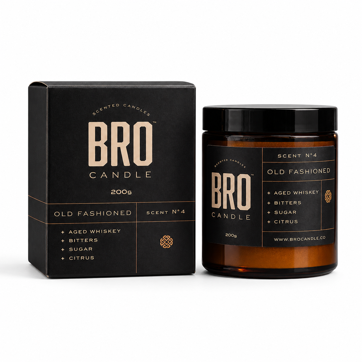 The Old Fashioned Whisky & Citrus Scented Candle
