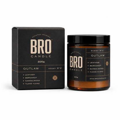 The Outlaw Leather & Suede Scented Candle